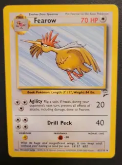 FEAROW - 41/130 - Base Set 2 - Unlimited - Pokemon Card - Image 4