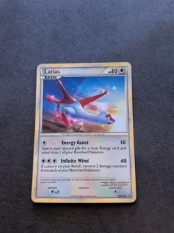 Latias HGSS10 Holo Black Star Promo 2010 Pokemon TCG Card - Image 1
