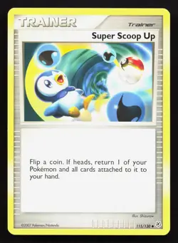 Super Scoop Up 115/130 Diamond & Pearl LP Pokemon Card TCG - Image 1