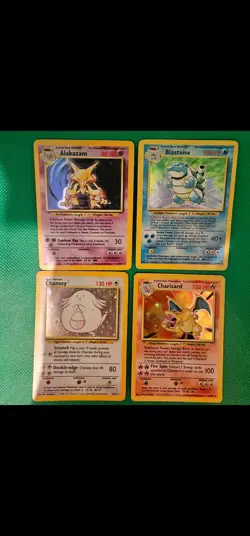 Complete Pokemon Card Base Set 102/102 WOTC 1999 Charizard, Blastoise, Venusaur - Image 1