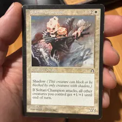 Soltari Champion Stronghold LP/MP Vintage MTG Card Magic The Gathering Shadow - Image 1