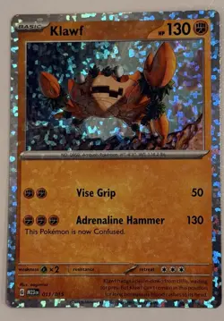 Pokemon TCG Klawf 11/15 Pokemon Card McDonalds 2023 Promo - Image 1