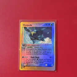 Pokemon Sharpedo 22/109 Ruby & Sapphire Reverse Holo 70HP Rare Stage 1 Card - Image 1