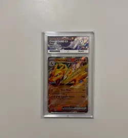 Charizard EX SVP161 Scarlet Violet Ultra Rare Holo Promo Pokemon Card Ace 9 Mint - Image 1