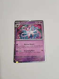 Sylveon 172 Cosmos Holo Prismatic Evolutions Promo Pokemon Card - Image 1