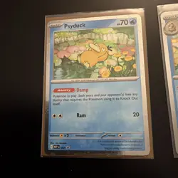 Pokemon TCG Psyduck and Golduck Mega Evolution Promo Card 007 & 008 - Image 2