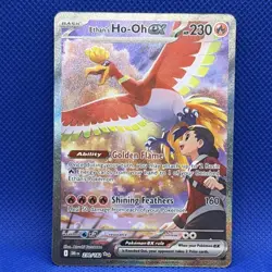 Pokemon Ethan's Ho-Oh EX Special Illustration Rare 230/182 Sv10 Holo 230 HP Card - Image 1