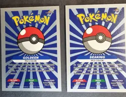 GOLDEEN X SEAKING LOT - POKEMON KANTO CREALASER RARE TCG CARDS - Image 4