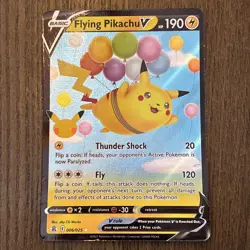 Flying Pikachu V - 006/025 - Pokemon Celebrations - SWSH- Rare Card VLP - Image 1