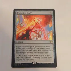 Magic: The Gathering Twinning Staff Rare Artifact C20 070/322 - Image 1