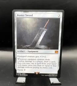 Buster Sword M 0255 Artifact Final Fantasy Mtg Near Mint Regular - Image 1