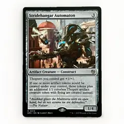 Stridehangar Automaton 19 DRC MTG Aetherdrift Rare Artifact Creature NM - Image 1