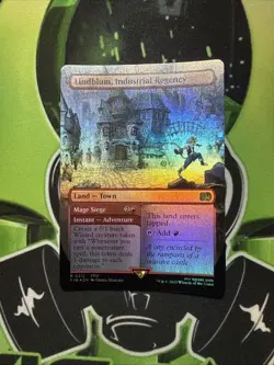 Lindblum, Industrial Regency (Borderless Foil) Final Fantasy Magic Mtg - Image 1