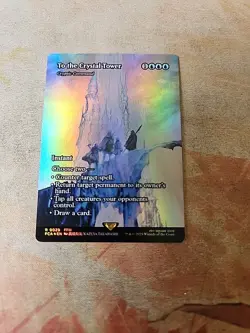 To The Crystal Tower-Cryptic Command Showcase Foil Final Fantasy MTG NM - Image 1
