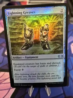 Lightning Greaves Double Masters Foil - Image 1