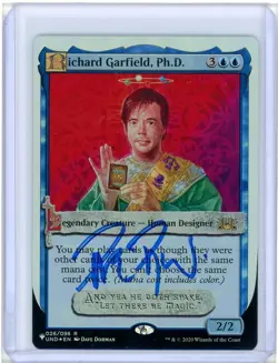 Richard Garfield, Ph.D. Foil Unsanctioned Signed MTG - Image 1
