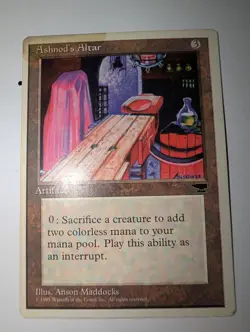 Ashnod's Altar - Chronicles - MTG - See Photo - Damage Upper Left hand Corner - Image 1