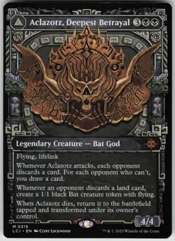 MTG Aclazotz Deepest Betrayal Showcase NM The Lost Caverns of Ixalan Magic 316 - Image 1