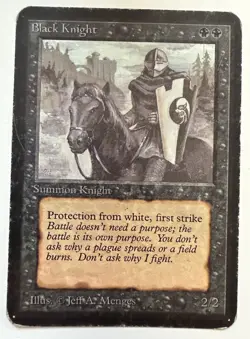 *ALPHA* MTG - Black Knight - Image 1
