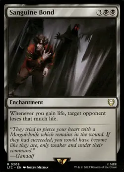 Sanguine Bond 208 Commander: The Lord of the Rings: Magic: The Gathering NM - Image 1