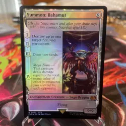 Magic: The Gathering Final Fantasy Summon: Bahamut Foil English Mythic Rare - Image 1