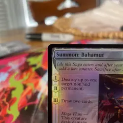 Magic: The Gathering Final Fantasy Summon: Bahamut Foil English Mythic Rare - Image 2
