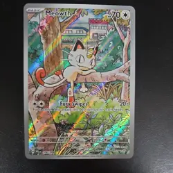 Meowth - 106/094 - Illustration Rare - Phantasmal Flames - Pokemon Card - NM/M - Image 1