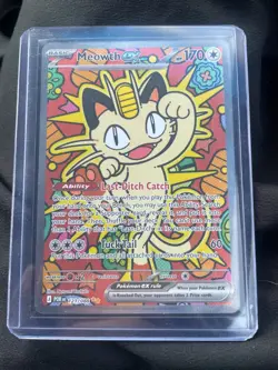Pokemon MEOWTH ex 121/088 - Perfect Order - Special Illustration Rare - NM/MINT - Image 1