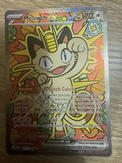 Pokemon MEOWTH ex 121/088 - Perfect Order - Special Illustration Rare - NM/MINT - Image 1