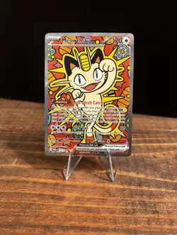 Pokemon-TCG- Perfect Order Meowth EX Special Illustration Rare 121/088-NM/M - Image 1