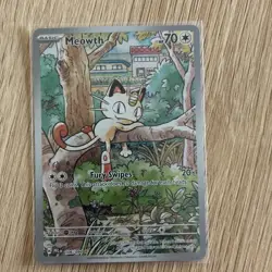 Meowth - 106/094 - Illustration Rare - Phantasmal Flames - Pokemon Card - NM/M - Image 1