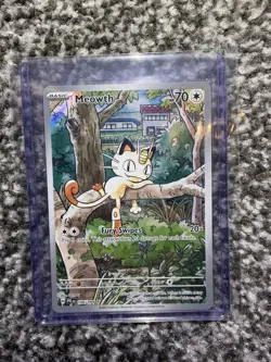 Meowth - 106/094 - Illustration Rare Phantasmal Flames - Pokemon (NM) - Image 1