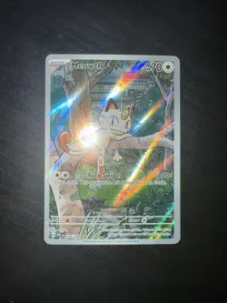 Pokemon Meowth 106/094 – Phantasmal Flames – English IR (Illustration Rare) NM - Image 1