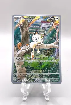 Pokemon Meowth 106/094 – Phantasmal Flames – English IR (Illustration Rare) NM - Image 1