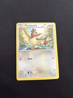 Farfetch'd Pokemon card from the 2013 Kalos Starter Set, card number 25/39 - Image 1