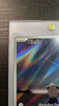 Pokemon TCG Cleffa 202/197 SV03 Obsidian Flames Illustration Rare Full Art Holo - Image 2