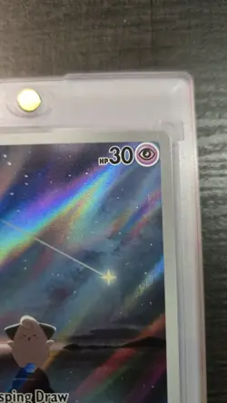 Pokemon TCG Cleffa 202/197 SV03 Obsidian Flames Illustration Rare Full Art Holo - Image 3