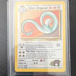 Wizards of the Coast Erika's Dragonair 4/132 Gym Heroes Holo Rare Unlimited - Image 1