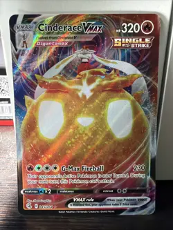 Pokemon Cinderace VMAX 045/264 Swsh08: Fusion Strike - Image 1