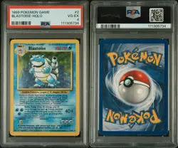 1999 Pokemon Game Blastoise Holo Card PSA 4 VG-EX 2/102 Wizards of the Coast - Image 3