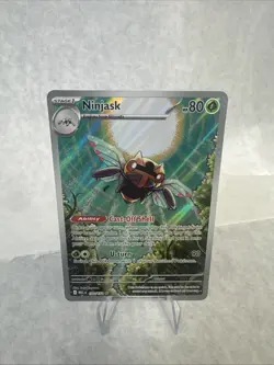 Pokemon TCG Ninjask 137/132 Mega Evolution Holo Rare NM - Image 1