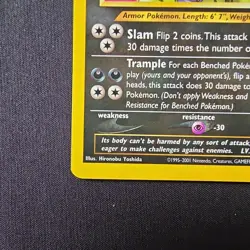 Pokemon TCG Tyranitar Neo Discovery 31/75 Rare 2001 Non Holo - Image 5