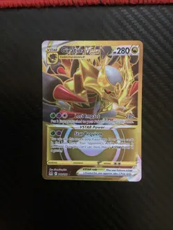 2022 Pokemon Lost Origin Giratina VSTAR Secret Rare 212/196 NM - Image 1