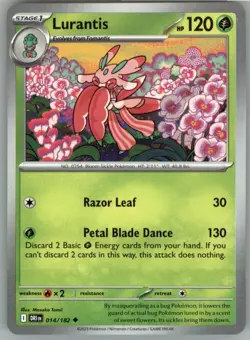 LURANTIS Uncommon Pokemon Stage 1 #14/182 Destined Rivals - Image 1