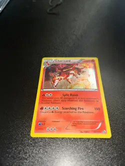 Pokemon TCG Charizad 19/113 Legendary Treasures Holo Rare W Swirl - Image 3
