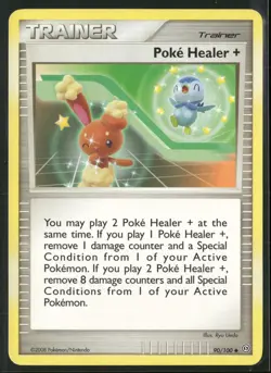 Poke Healer + 90/100 Uncommon Stormfront Pokemon Lightly Played - Image 1