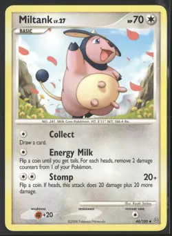 Miltank 44/100 Uncommon Stormfront Pokemon Moderately Played - Image 1