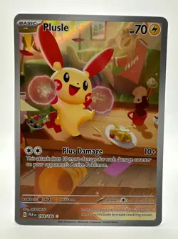 Pokemon TCG Paradox Rift Plusle #193/182 Special Illustration Rare - Image 1