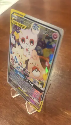 Pokemon Togepi & Cleffa & Igglybuff GX 143/236 Cosmic Eclipse Ultra Rare Full A… - Image 2