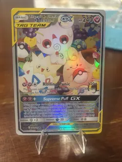 Pokemon Togepi & Cleffa & Igglybuff GX 143/236 Cosmic Eclipse Ultra Rare Full A… - Image 3